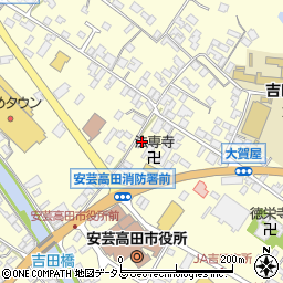 広島県安芸高田市吉田町吉田702周辺の地図