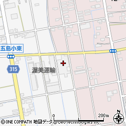 静岡県浜松市中央区西島町406周辺の地図