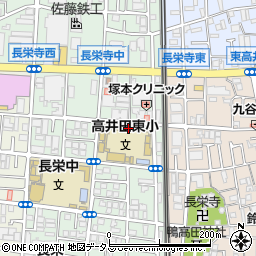 東大阪市立高井田東小学校周辺の地図