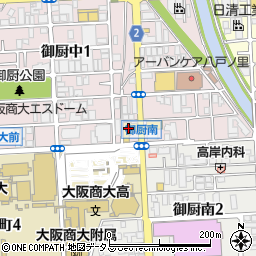 ハーレーダビッドソン東大阪周辺の地図