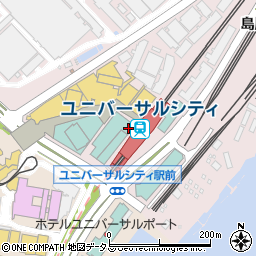 スターバックスコーヒー ホテル京阪 ユニバーサル・タワー店周辺の地図