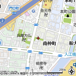 兵庫県神戸市兵庫区神明町1周辺の地図