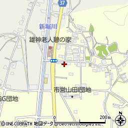 岡山県岡山市東区久保345周辺の地図