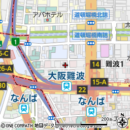 フォーズホテル近鉄大阪難波周辺の地図
