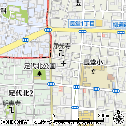 〒577-0056 大阪府東大阪市長堂の地図