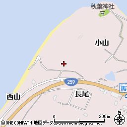 愛知県田原市野田町（小山）周辺の地図