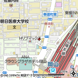 aon アオン 岡山駅前店周辺の地図