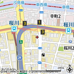 桜川住宅周辺の地図