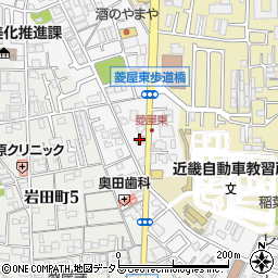 すき家東大阪菱屋東店周辺の地図