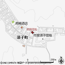 島根県益田市須子町58-1周辺の地図