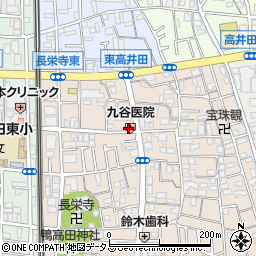 九谷医院周辺の地図