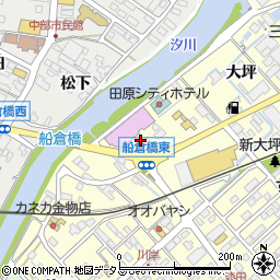 愛知県田原市神戸町後申28周辺の地図
