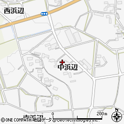 愛知県豊橋市西七根町中浜辺73周辺の地図