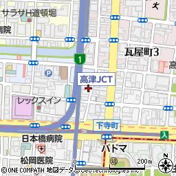大阪府大阪市中央区高津2丁目2-3周辺の地図