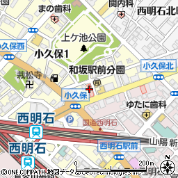 明光義塾　西明石教室周辺の地図