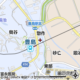 愛知県田原市豊島町惣作6-1周辺の地図