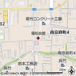 福松会館周辺の地図