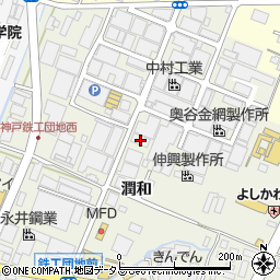藤田酸素工業明石営業所周辺の地図
