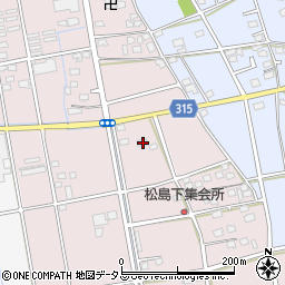 静岡県浜松市中央区松島町493周辺の地図