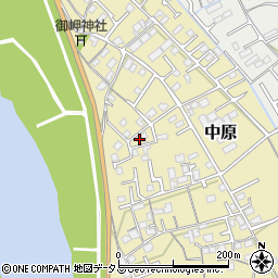 岡山県総社市中原873-3周辺の地図
