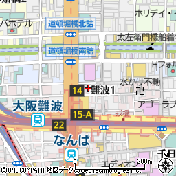 甘太郎 難波店周辺の地図