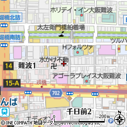 串かつだるま周辺の地図