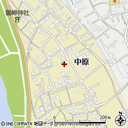 岡山県総社市中原878-7周辺の地図