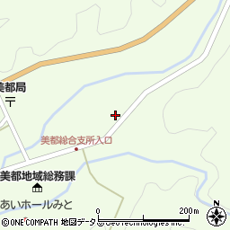 島根県益田市美都町都茂1255周辺の地図