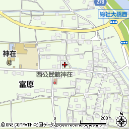 岡山県総社市富原912周辺の地図