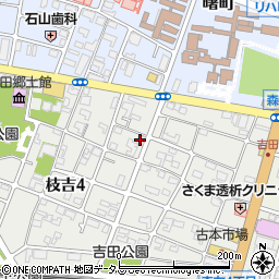 円応荘周辺の地図