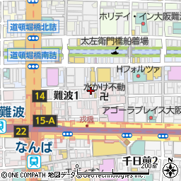 九州の旬 博多廊 法善寺店周辺の地図