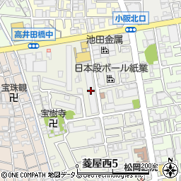 ケア２１　東大阪周辺の地図