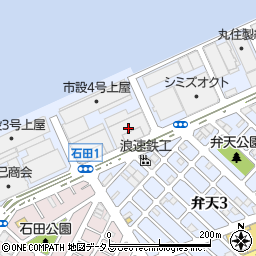 住友倉庫大阪支店川口営業所安治川倉庫周辺の地図