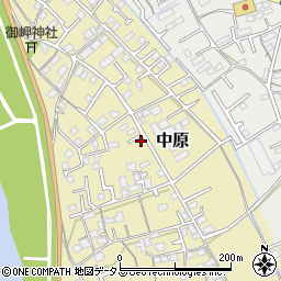 岡山県総社市中原878-1周辺の地図