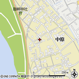 岡山県総社市中原873-5周辺の地図