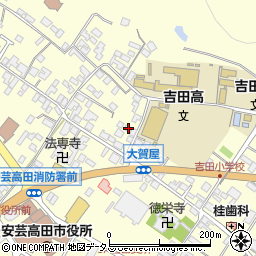 広島県安芸高田市吉田町吉田725周辺の地図