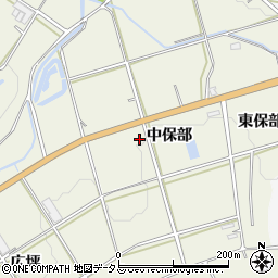 愛知県豊橋市高塚町中保部周辺の地図