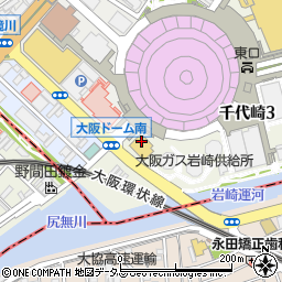 カウボーイ家族 大阪ドームシティ店周辺の地図