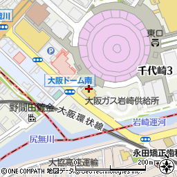 カウボーイ家族 大阪ドームシティ店周辺の地図