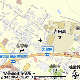 広島県安芸高田市吉田町吉田727周辺の地図