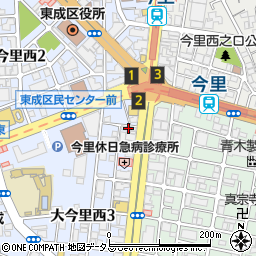イル・ソーレ今里駅前周辺の地図