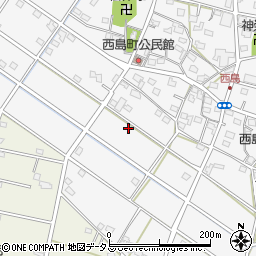静岡県浜松市中央区西島町831周辺の地図