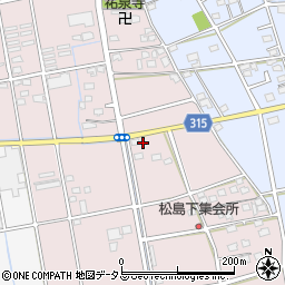 静岡県浜松市中央区松島町495周辺の地図