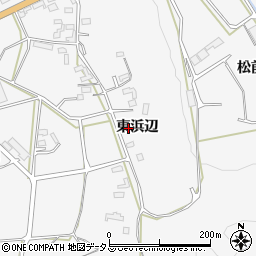 愛知県豊橋市西七根町東浜辺周辺の地図