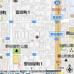 パーフェクトリバティー教団岡山教会周辺の地図
