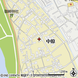 岡山県総社市中原879-3周辺の地図