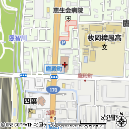 枚岡郵便局 ＡＴＭ周辺の地図