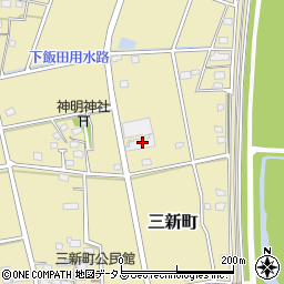 静岡県浜松市中央区三新町38周辺の地図