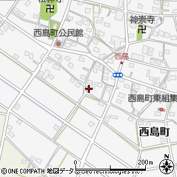 静岡県浜松市中央区西島町796周辺の地図