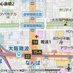 磯丸水産 なんば御堂筋店周辺の地図